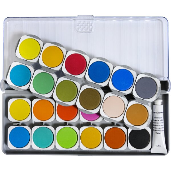 EBERHARD FABER Boîte de peinture WINNER, 24 couleurs