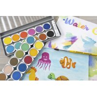 EBERHARD FABER Boîte de peinture WINNER, 24 couleurs