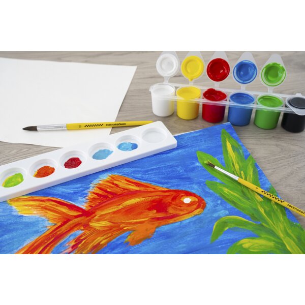 EBERHARD FABER Peinture pour lécole EFA Color, étui de 6