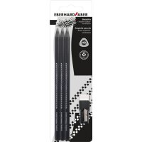EBERHARD FABER Bleistift-Set WINNER, HB, schwarz, 7-teilig