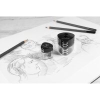 EBERHARD FABER Doppel-Spitzdose WINNER,transparent anthrazit