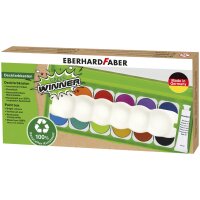 EBERHARD FABER Boîte de peinture GREEN WINNER, 12 couleurs