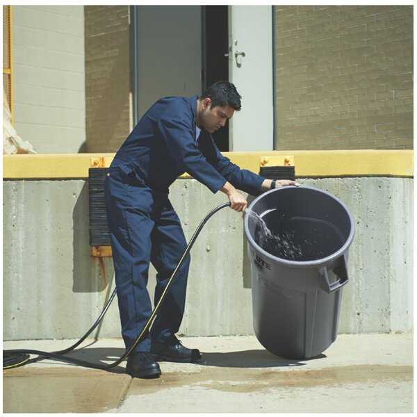 Rubbermaid Deckel BRUTE mit Griff, grau