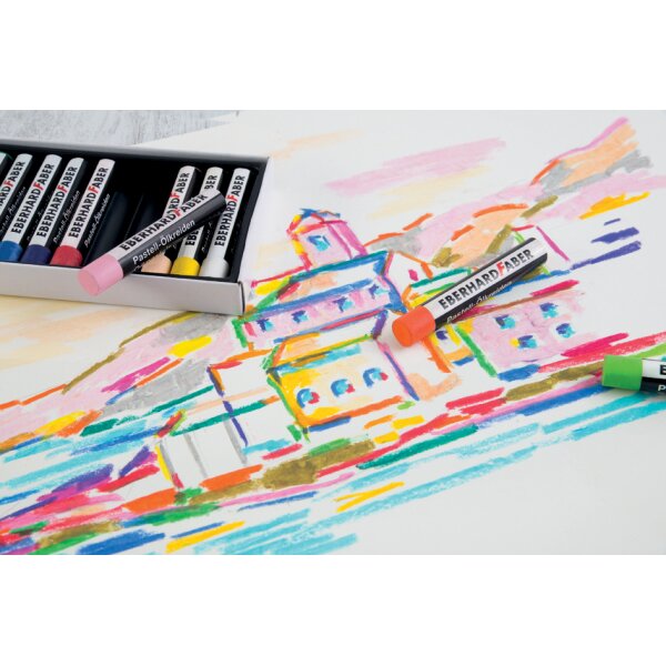 EBERHARD FABER Pastel à lhuile Artist Color, étui de 36