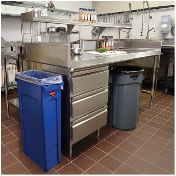 Rubbermaid Couvercle pour collecteur BRUTE, gris