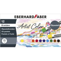 EBERHARD FABER Pastel à lhuile Artist Color, étui de 12
