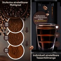 PROFI COOK Kaffeevollautomat PC-KAV 1281, schwarz