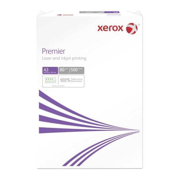 XEROX Premier FSC Businesspapier weiss A3 80g - 1 Karton (2500 Blatt)