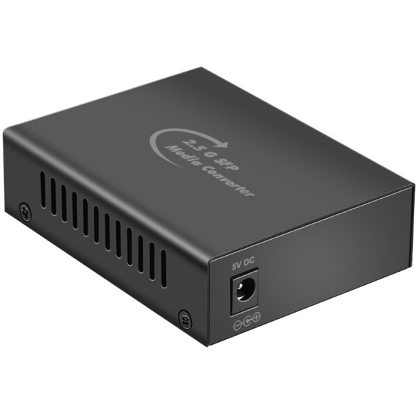 LogiLink Convertisseur m&eacute;dia 2,5 Gigabit, RJ45/SFP, noir