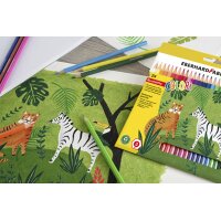 EBERHARD FABER Hexagonal-Buntstift COLORI, 24er Kartonetui