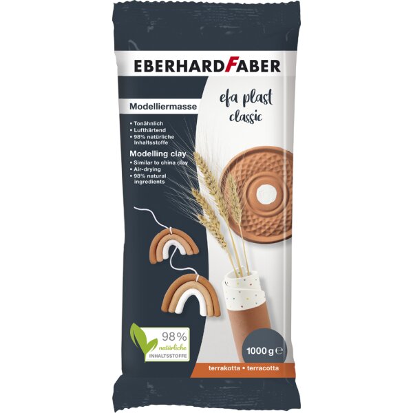 EBERHARD FABER Pâte à modeler EFA plast classic, blanc