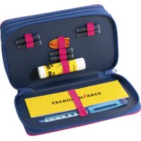 EBERHARD FABER Étui scolaire triple rabat Papillon
