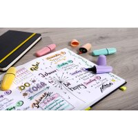 EBERHARD FABER Surligneur Mini Pastel NEW COLORS, étui de 6