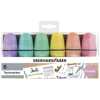 EBERHARD FABER Surligneur Mini Pastel, étui de 6