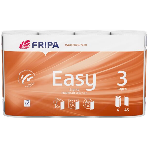 Fripa Rouleau dessuie-tout Easy, 2 couches, ultra blanc