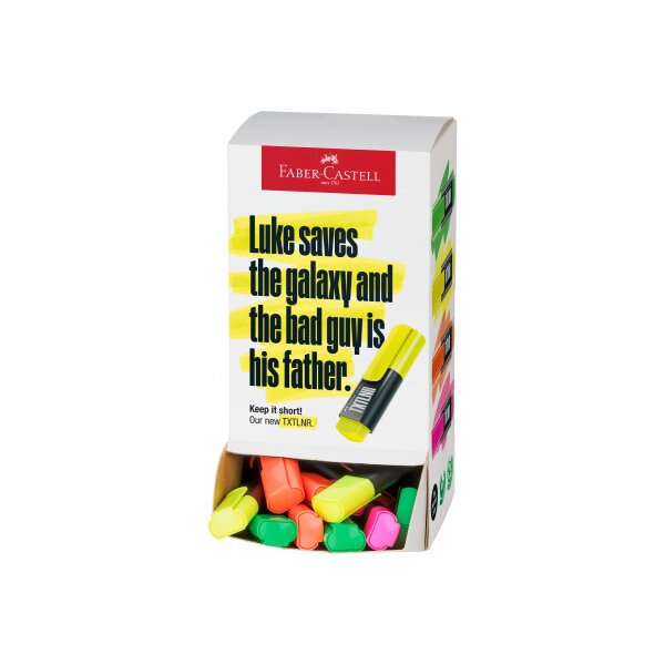 FABER-CASTELL Display Surligneur TXTLNR SF 154200 60 pcs, assorties