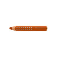 FABER-CASTELL Crayon de couleur Grippy 110687 brun noisette
