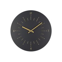 EGLO Wanduhr Takahagi 30cm 425509 schwarz/gold
