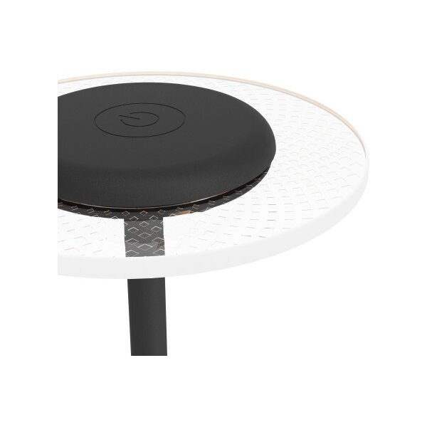EGLO Lampe de table Trepella 75883 noire, batterie, RGB-LED