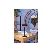 EGLO Lampe de table Simeri 75876 noir, solaire