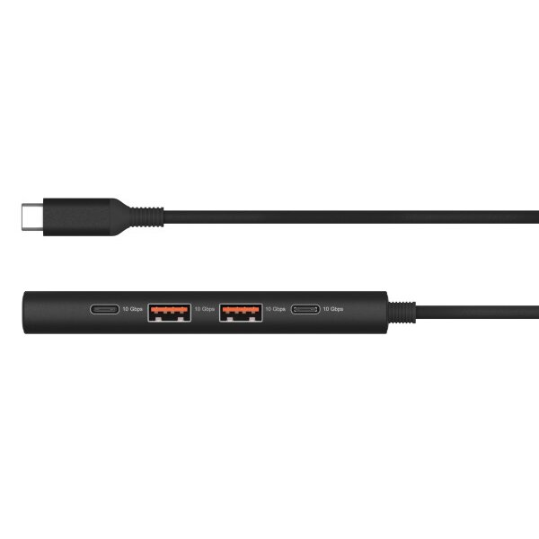 ICY BOX 4-Port USB 3.2 Gen 2 Hub IB-HUB1437-CPD 2x USB-C & 2x USB-A, PD 100W