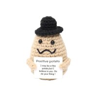 NEUTRAL Positive Potato mit Hut 8cm 212747 hellbeige