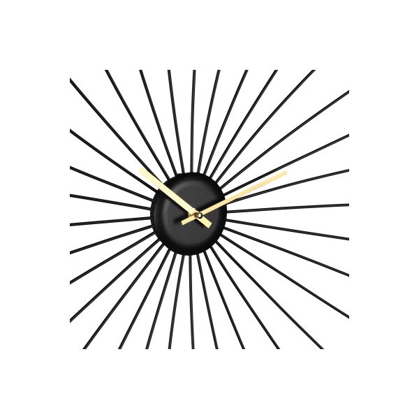 EGLO Horloge murale 60x60cm 425516 noir/or, Matsumoto