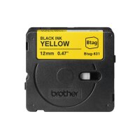 PTOUCH Ruban noir/jaune non laminé BTAG-631...