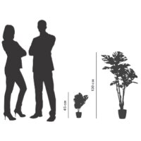 PAPERFLOW Kunstpflanze "Monstera", Höhe: 450 mm