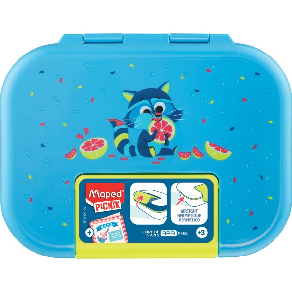 Maped PICNIK Boîte repas MINIZ Raton laveur, 0,9 litre