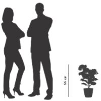 PAPERFLOW Plante artificielle hortensia, (H)550 mm, rose