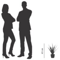 PAPERFLOW Plante artificielle aloe vera, hauteur: 450 mm