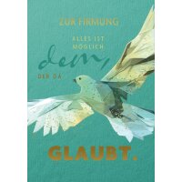 CACTUS Firmungskarte "Taube"
