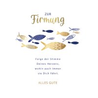 CACTUS Firmungskarte Fische