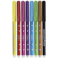 EBERHARD FABER Glitter-Fasermaler, 8er Kartonetui