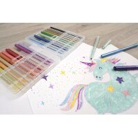 EBERHARD FABER Feutre à paillettes, boîte en...