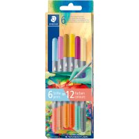 STAEDTLER Doppelfasermaler Edition 1, 6er Kartonetui