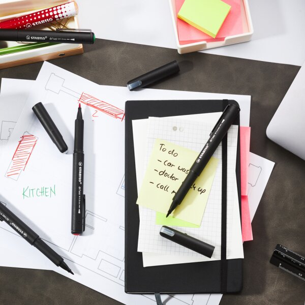 STABILO Feutre décriture dr!ver, présentoir de 32