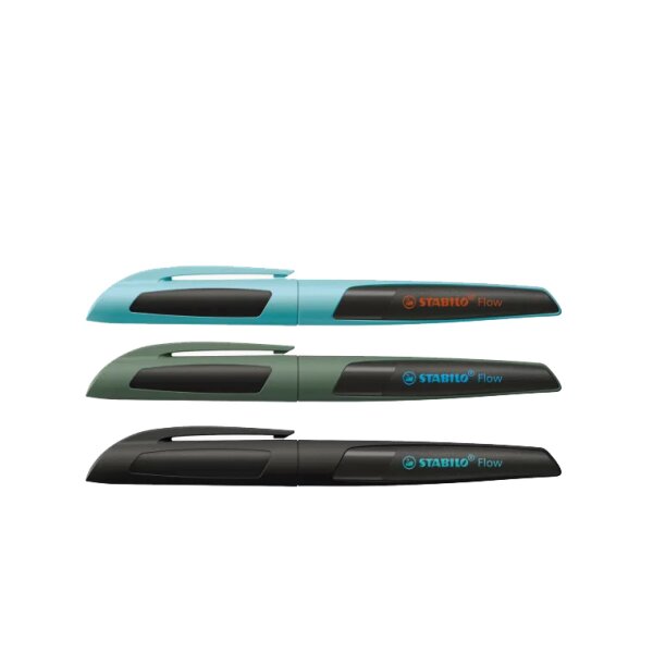 STABILO Stylo à plume Flow, présentoir de 16
