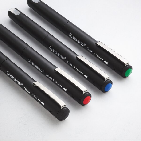 STABILO Feutre décriture dr!ver, medium, noir