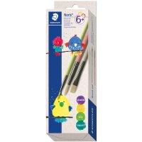 STAEDTLER Set pinceaux à poils synthétiques...