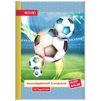 ROTH Hausaufgabenheft Klipp & Klar "Fussball"