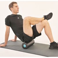 SCHILDKRÖT Rouleau de massage 2 en 1, noir/bleu