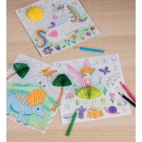 HEYDA 3D Mal-Set "Dinosaurier", 15-teilig