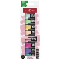 FABER-CASTELL Mini-surligneur TXTLNR Pastel, étui...