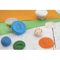 EBERHARD FABER Spielknete-Set Mini Kids, Basisfarben