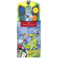 FABER-CASTELL Boîte de peinture CONNECTOR Dino, 12...