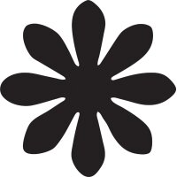 HEYDA Motivstanzer XL "Blume", Farbe: grün