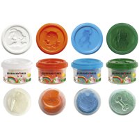 EBERHARD FABER Spielknete-Set Mini Kids, Sonderfarben