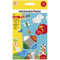 EBERHARD FABER Kit pâte à modeler Mini Kids, tons spéciaux